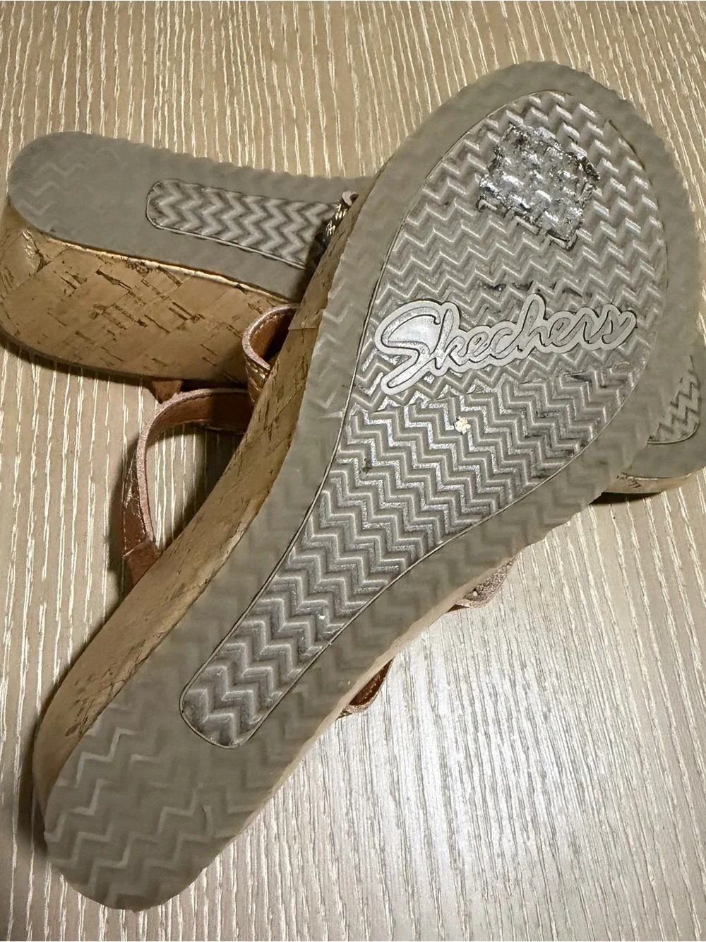Skechers Tan Decorative Multi-Strap Sandals for Women
